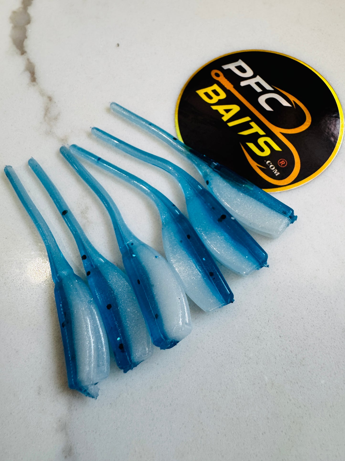 Crappie bait ( blue & gray )