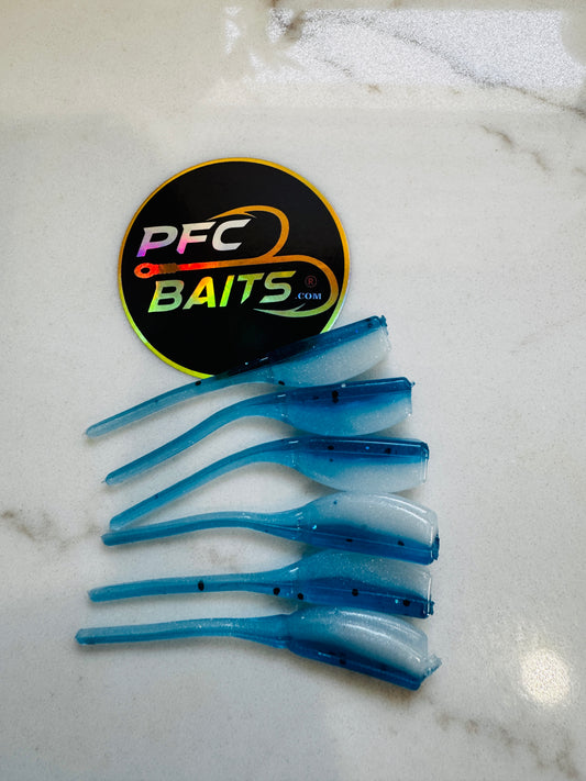 Crappie bait ( blue & gray )