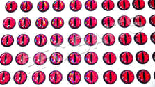 Yeux De Poisson Autocollants 3D - Lot De 100 Pcs Diamètre 7 Mm - Pour Leurres De Pêche Et Bricolage - 4