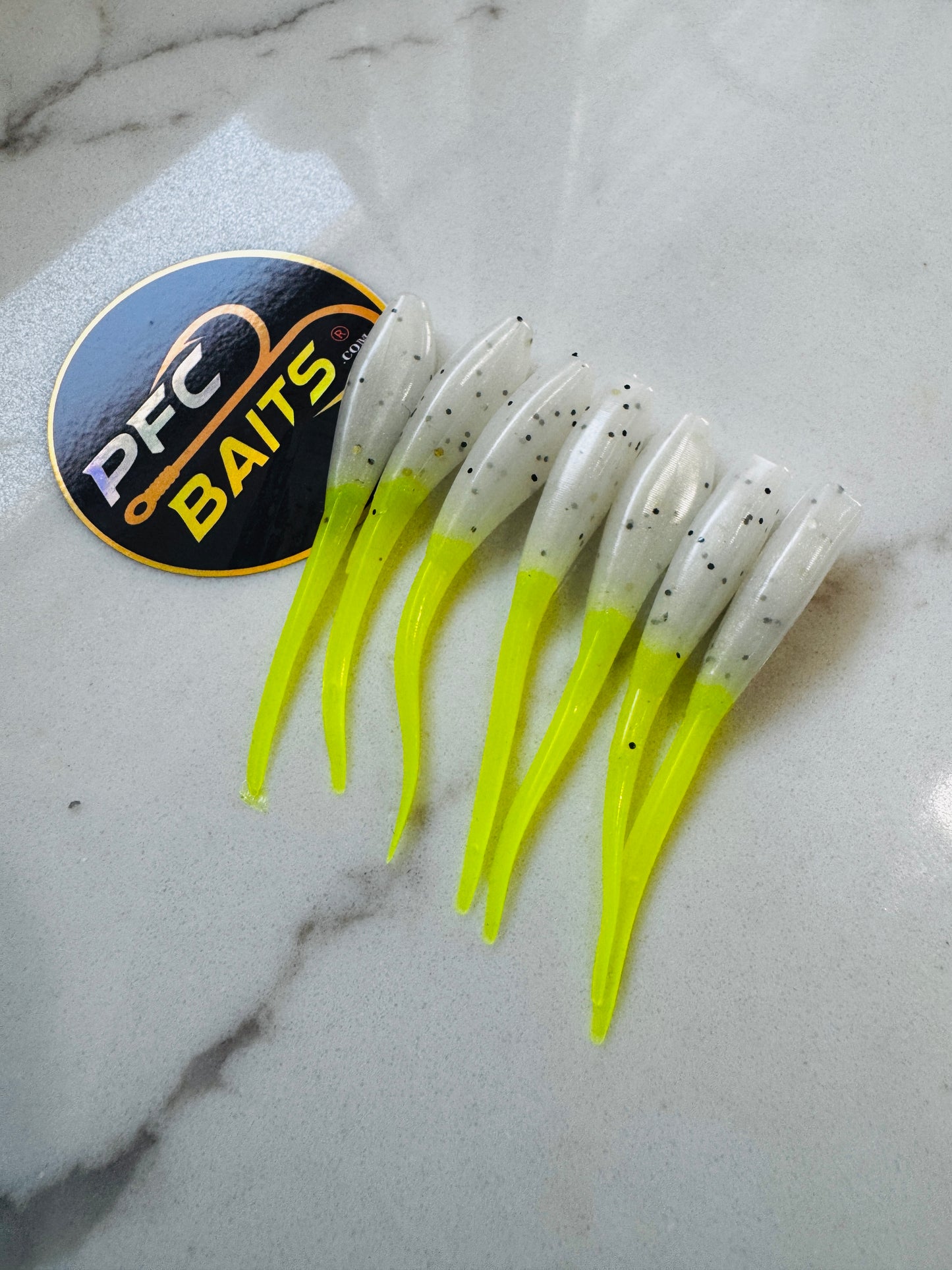Crappie bait (white & Chartreuse)