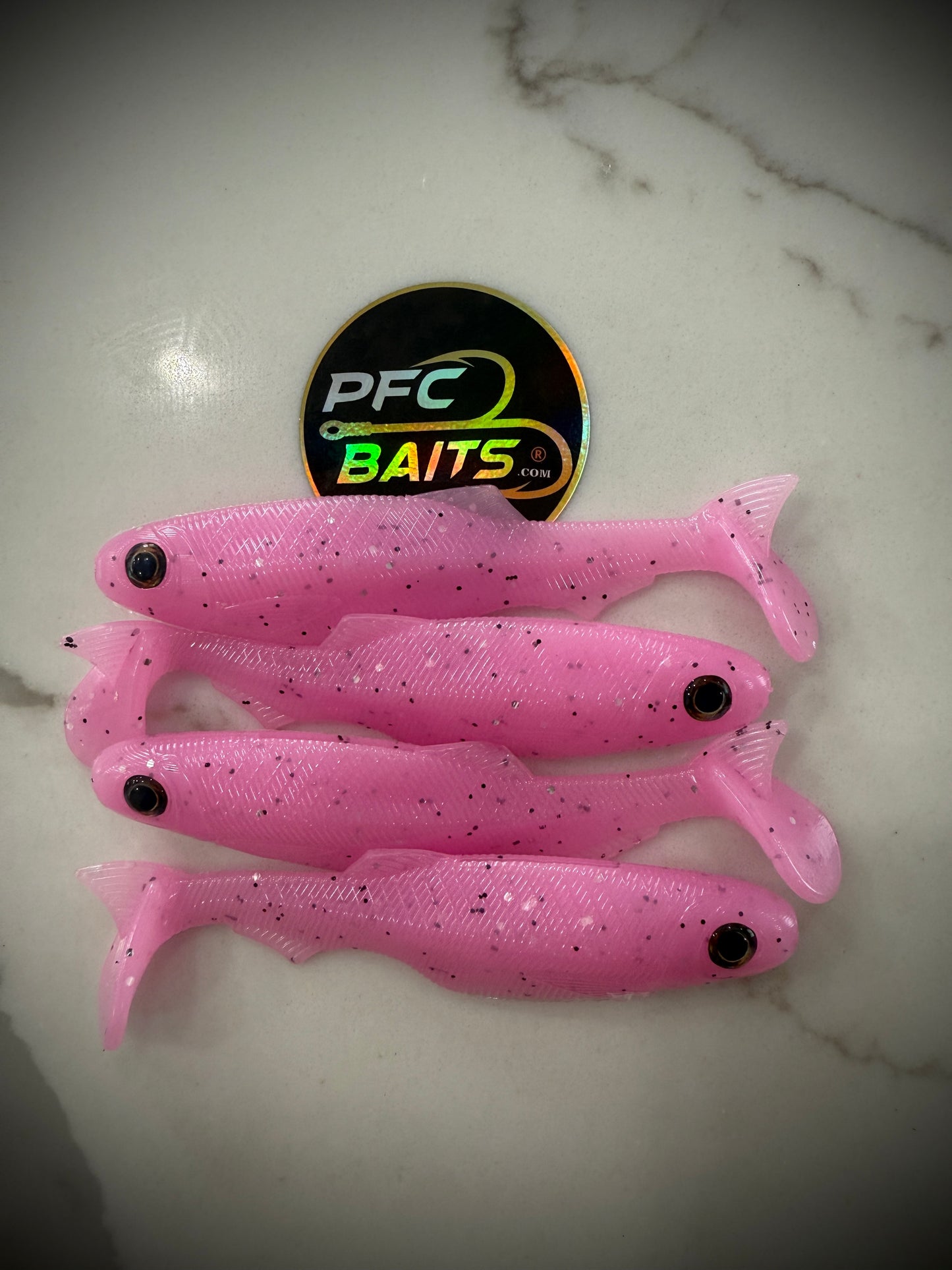 4.1 Inch PreyBait Pink Fishing Bait