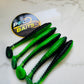 3 Inch RIP shad swim baits (black and green)