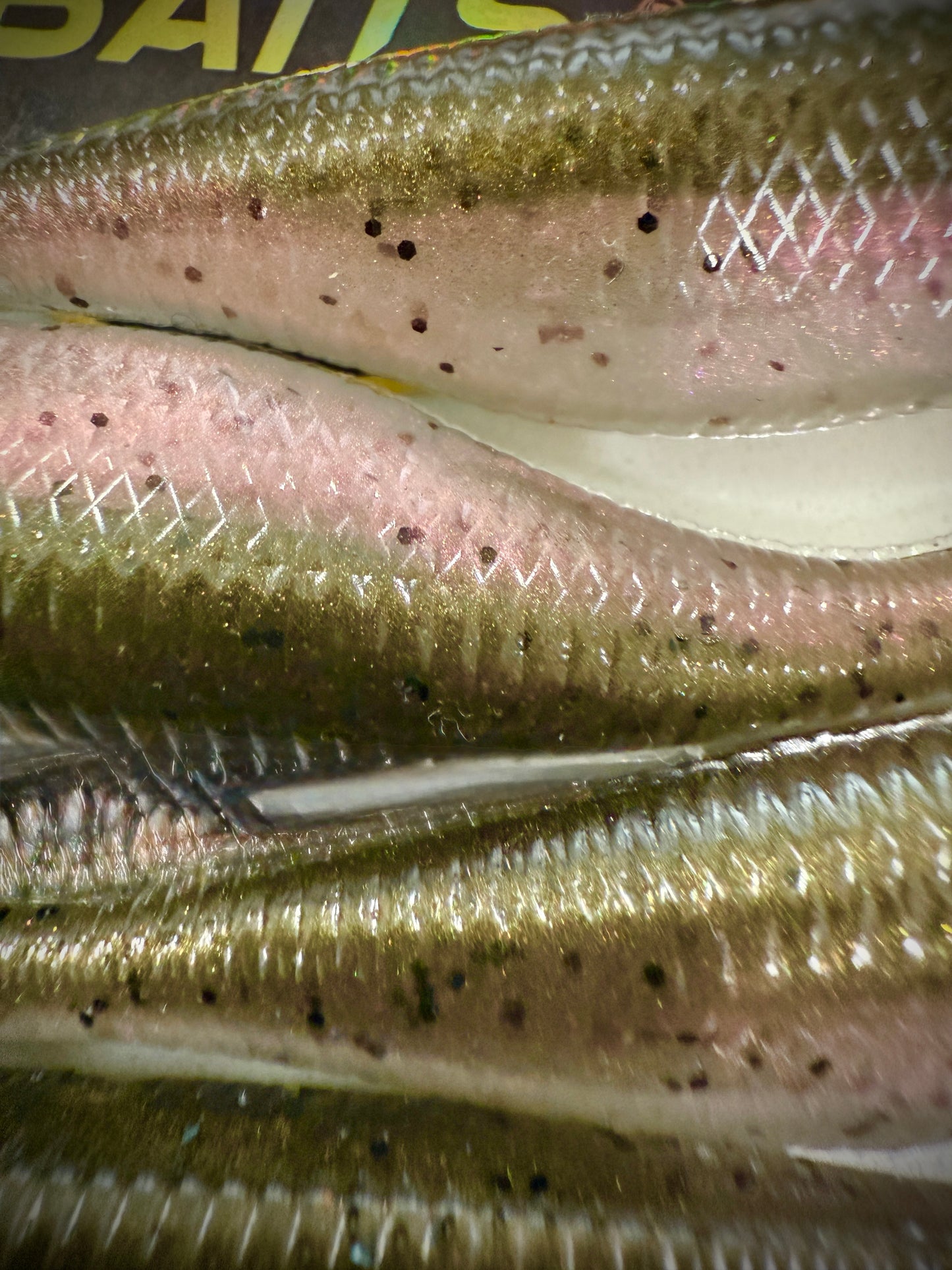 3.8" RIPRAP swim baits ( baby lobina )