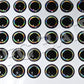 Ghost Eyes Fish Eyes Fishing Lure Eyes 3D Fish Eyes